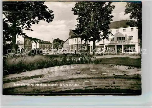 AK / Ansichtskarte Schmallenberg Hochsauerland Schuetzenplatz