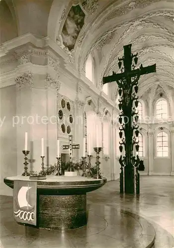 AK / Ansichtskarte Nuernberg Sankt Egidienkirche Altar mit Ostchor Kat. Nuernberg