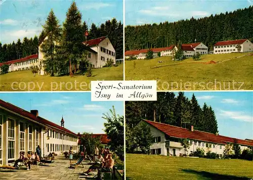 AK / Ansichtskarte Isny Allgaeu Sport Sanatorium  Kat. Isny im Allgaeu