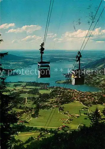 AK / Ansichtskarte Seilbahn Wallberg Rottach Egern Tegernseer Tal  Kat. Bahnen