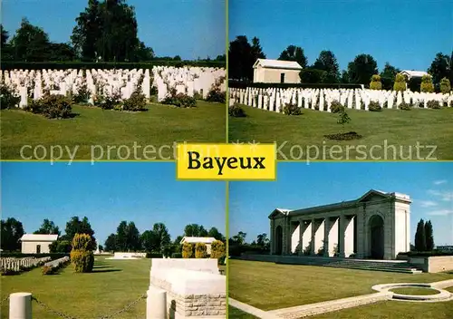 AK / Ansichtskarte Friedhof Bayeux Cimetiere Britannique  Kat. Tod