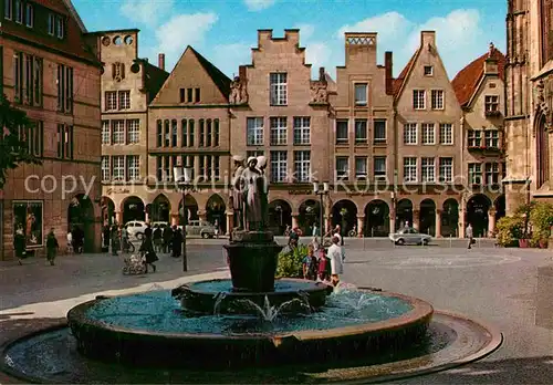 AK / Ansichtskarte Muenster Westfalen Lambertusbrunnen Kat. Muenster