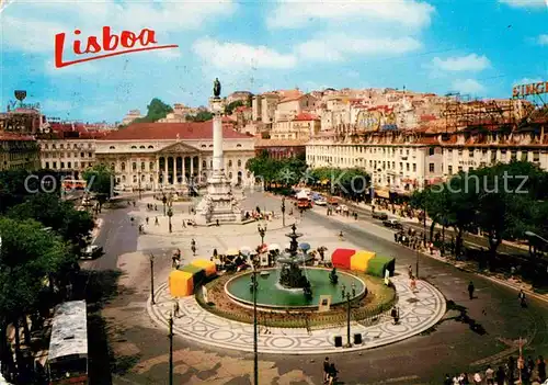 AK / Ansichtskarte Lisboa Praca de D Pedro IV Kat. Portugal