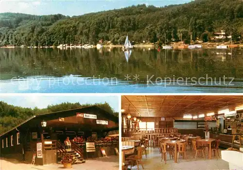 AK / Ansichtskarte Maria Laach Glees Campingplatz Laacher See Restaurant Gaststube