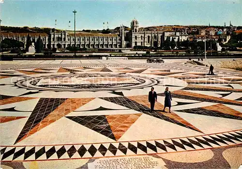 AK / Ansichtskarte Lisboa A Rosa dos Ventos Praca do Imperio Kat. Portugal