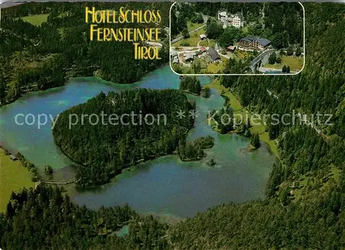 AK / Ansichtskarte Nassereith Hotel Schloss Fernsteinsee Fliegeraufnahme Kat. Nassereith