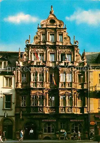 AK / Ansichtskarte Heidelberg Neckar Hotel zum Ritter Historisches Gebaeude 16. Jhdt. Kat. Heidelberg