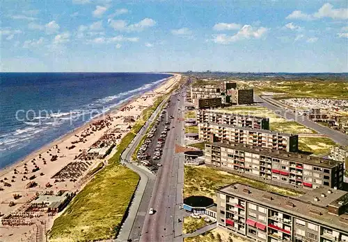 AK / Ansichtskarte Zandvoort Holland Panorama op Boulevard Barnaart Fliegeraufnahme