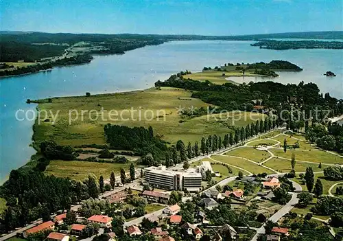 AK / Ansichtskarte Radolfzell Bodensee Herz Kreislauf Klinik Mettnau Fliegeraufnahme Kat. Radolfzell am Bodensee