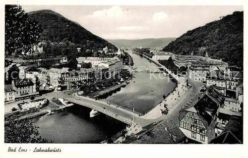 AK / Ansichtskarte Bad Ems Lahnabwaerts Kat. Bad Ems