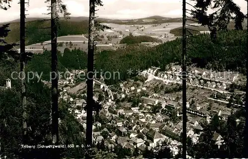 AK / Ansichtskarte Triberg Schwarzwald Blick ins Tal vom Waldrand aus Kat. Triberg im Schwarzwald