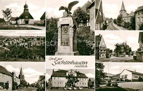 AK / Ansichtskarte Sachsenhausen Waldeck Teilansichten Denkmal Kat. Waldeck