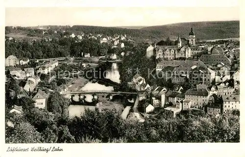 AK / Ansichtskarte Weilburg Lahn Panorama Blick ueber die Stadt