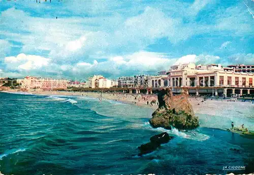AK / Ansichtskarte Biarritz Pyrenees Atlantiques Casino Municipal Kat. Biarritz