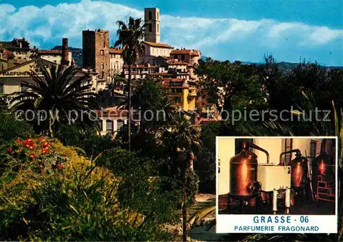 AK / Ansichtskarte Grasse Alpes Maritimes Teilansicht Parfumerie Kat. Grasse