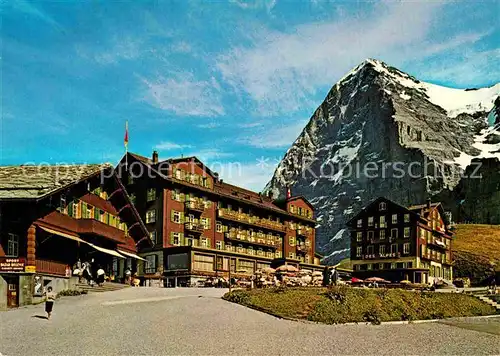 AK / Ansichtskarte Kleine Scheidegg Interlaken Eiger Nordwand Kat. Kleine Scheidegg