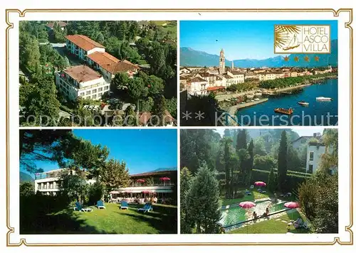 AK / Ansichtskarte Ascona Lago Maggiore Hotel Ascovilla
