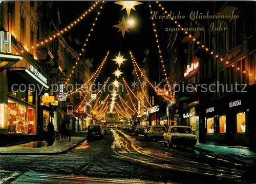 AK / Ansichtskarte Zuerich ZH Rennweg Weihnachtsbeleuchtung