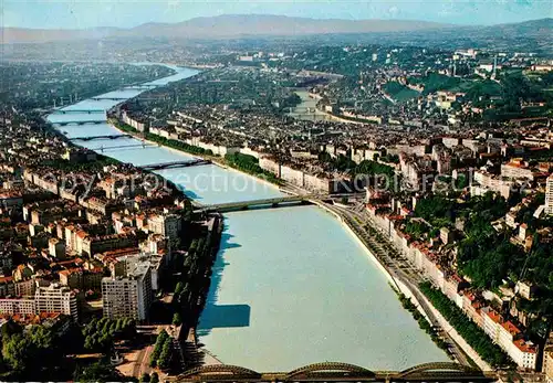 AK / Ansichtskarte Lyon France Les ponts sur le Rhone La Saone et Fourviere Kat. Lyon