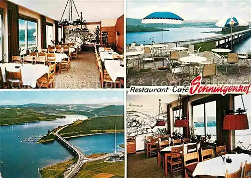 AK / Ansichtskarte Attendorn Biggesee Restaurant Cafe Schnuetgenhof Kat. Attendorn