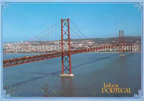 AK / Ansichtskarte Lisboa Ponte sobre o Tejo Kat. Portugal