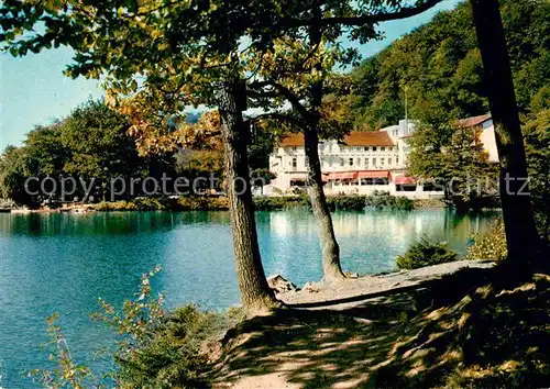 AK / Ansichtskarte Bad Lauterberg Kurhotel Wiesenbeker Teich Kat. Bad Lauterberg im Harz