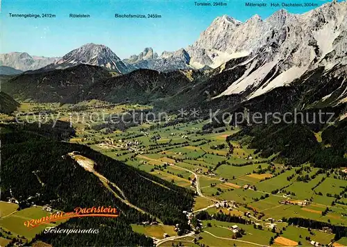 AK / Ansichtskarte Ramsau Berchtesgaden Fliegeraufnahme Kat. Ramsau b.Berchtesgaden
