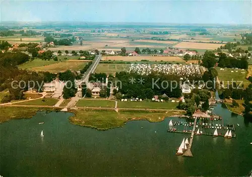 AK / Ansichtskarte Duemmersee Diepholz Fliegeraufnahme Strand Lembruch