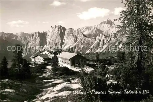 AK / Ansichtskarte Cortina d Ampezzo Stazione Funivia Faloria Kat. Cortina d Ampezzo