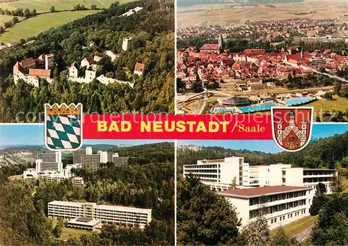 AK / Ansichtskarte Bad Neustadt Fliegeraufnahme Rhoen Klinik Kat. Bad Neustadt a.d.Saale