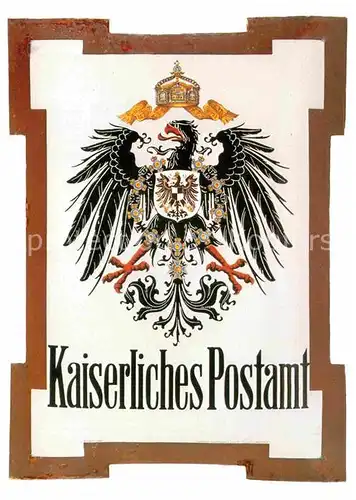 AK / Ansichtskarte Post Posthausschild Reichspost 1900  Kat. Berufe