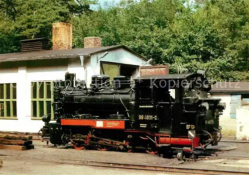 AK / Ansichtskarte Lokomotive Dampflokomotive 994631 0 Bahnhof Goehren Ruegen Kat. Eisenbahn