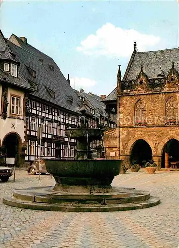AK / Ansichtskarte Goslar Markt Brunnen Kat. Goslar