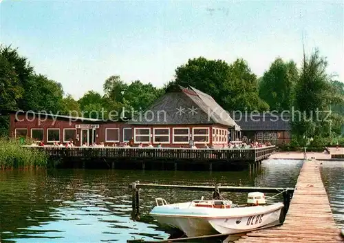 AK / Ansichtskarte Bad Zwischenahn Strandcafe Bootssteg Kat. Bad Zwischenahn