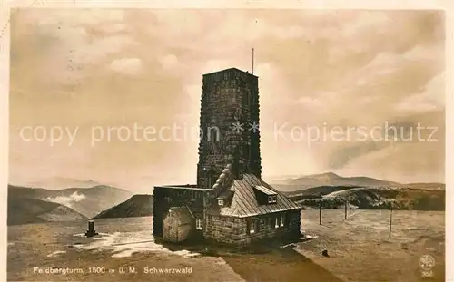 AK / Ansichtskarte Feldberg Schwarzwald Feldbergturm Kat. Feldberg (Schwarzwald)