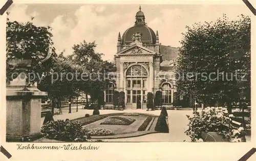 AK / Ansichtskarte Wiesbaden Kochbrunnen Kat. Wiesbaden