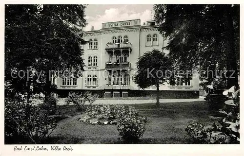 AK / Ansichtskarte Bad Ems Villa Dreis Kat. Bad Ems