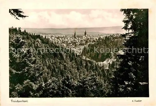 AK / Ansichtskarte Freudenstadt Panorama Blick von der Charlottenhoehe Hoehenluftkurort Schwarzwald Kat. Freudenstadt