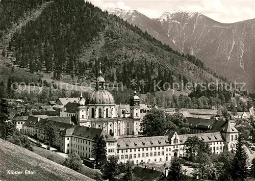 AK / Ansichtskarte Ettal Kloster Alpenblick Kat. Ettal