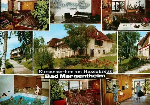 AK / Ansichtskarte Bad Mergentheim Kursanatorium am Hexenkreuz Kat. Bad Mergentheim