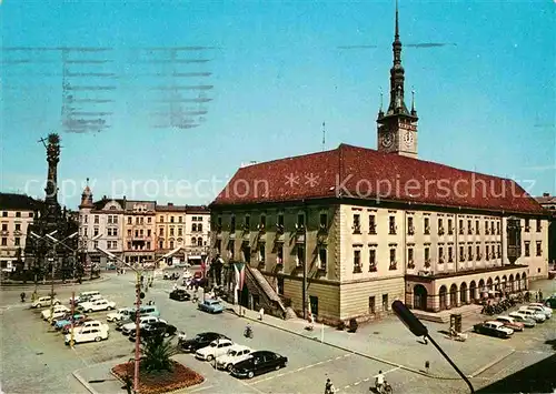 AK / Ansichtskarte Olomouc Friedensplatz mit Rathaus Kat. Olomouc