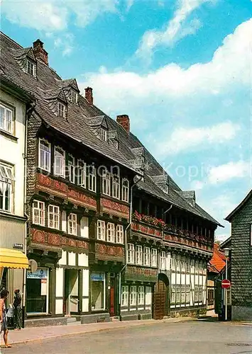 AK / Ansichtskarte Goslar Fachwerkhaeuser Obere Baeckerstrasse Kat. Goslar