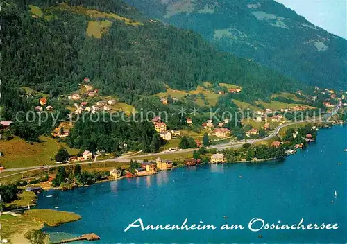 AK / Ansichtskarte Annenheim Ossiacher See Fliegeraufnahme Kat. Annenheim Kaernten