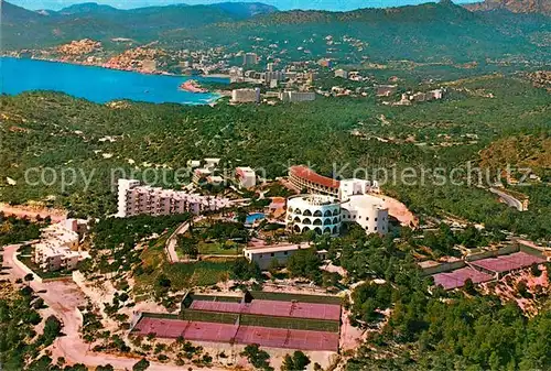 AK / Ansichtskarte Paguera Mallorca Islas Baleares Hotel Club Galatzo Fliegeraufnahme Kat. Calvia