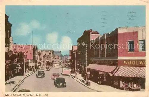 AK / Ansichtskarte Moncton Main Street Kat. Moncton