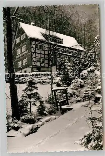 AK / Ansichtskarte Nordenau Pension Haus am Walde Kat. Schmallenberg