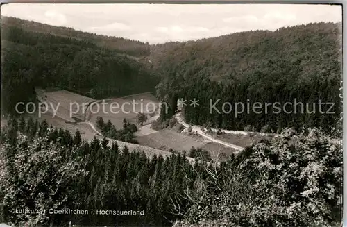 AK / Ansichtskarte Oberkirchen Sauerland Panorama Kat. Schmallenberg