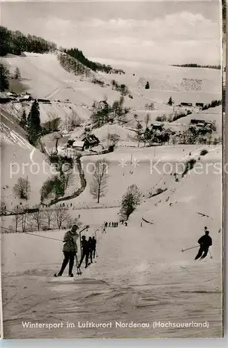 AK / Ansichtskarte Nordenau Skipiste  Kat. Schmallenberg