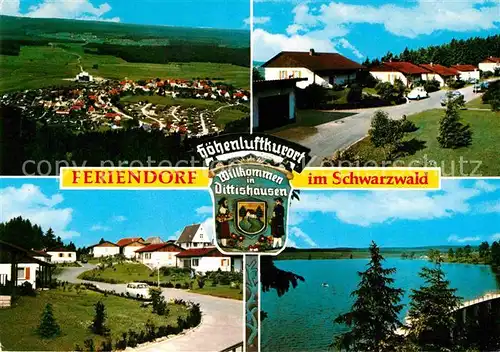 AK / Ansichtskarte Dittishausen Panorama Hoehenluftkurort Schwarzwald See Kat. Loeffingen
