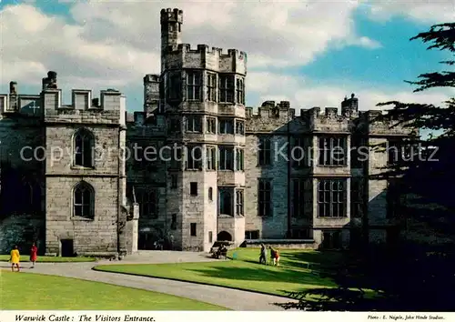 AK / Ansichtskarte Warwick Castle Visitors Entrance Kat. Grossbritannien